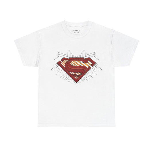 Unisex Shiny Red Deconstructive Supes Logo T-Shirt