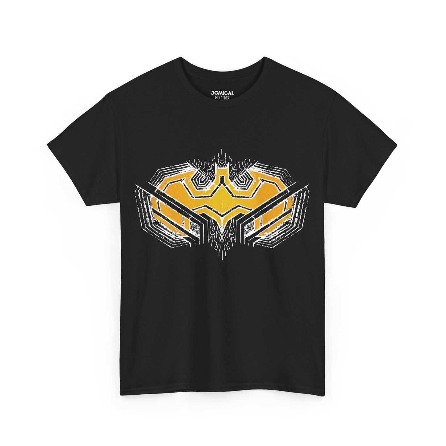 Unisex Shiny Yellow Deconstructive Batsy Logo T-Shirt